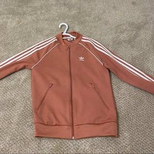 Rose adidas superstar track jacket